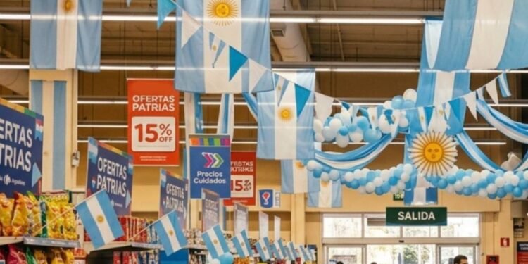 Feriado del 25 de mayo: horarios de atención en supermercados y shoppings