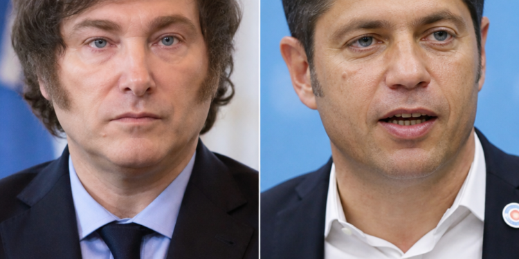 Encuesta revela posible balotaje entre Milei y Kicillof en 2027