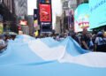 Banderazos en Nueva York: Argentinos se preparan para la final del Mundial