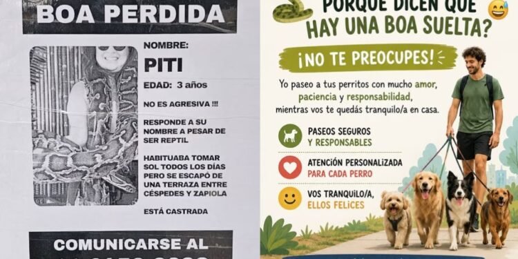 Confusión en Colegiales: El hombre que afirmó haber perdido una boa admitió haber mentido y enfrenta posibles repercusiones legales