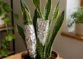 El uso del papel aluminio detrás de la lengua de suegra y su impacto en el cuidado de las plantas