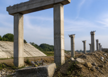 Disminución histórica en la inversión en infraestructura