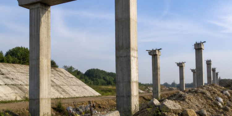 Disminución histórica en la inversión en infraestructura