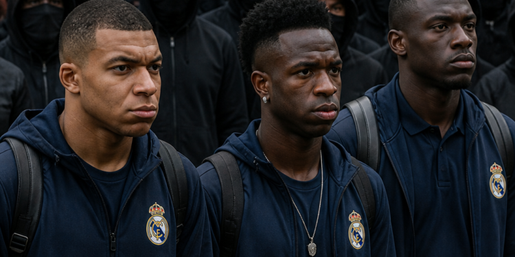 Fuertes críticas de un grupo ultra del Real Madrid hacia Mbappé, Vinícius y Konaté por la controversia con Ceuta